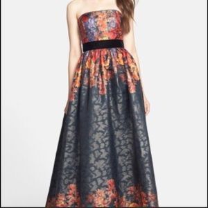 Adrianna Pappell Floral Gown